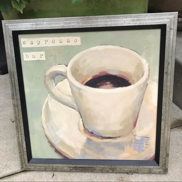 Espresso Bar framed print - Picture 1 of 1